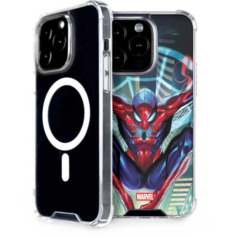 Marvel Spiderman Spiderman Armor MK IV iPhone 15 Pro MagSafe Case